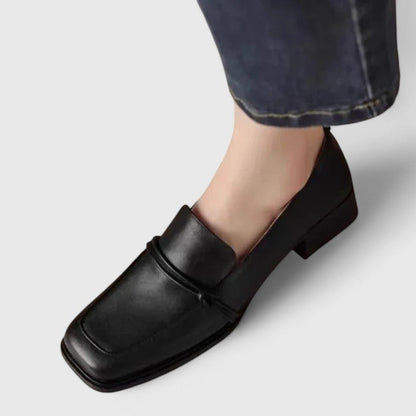 Damen Slip-On Loafer Schuhe Bequem Klassisch