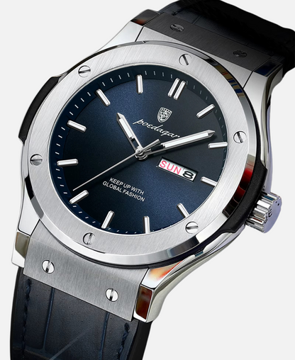 Herrenuhr Klassisch Leder Armband Elegantes Design
