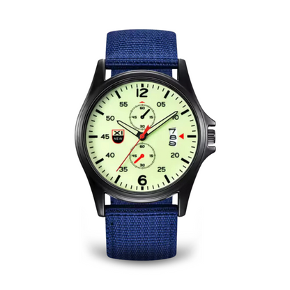 Herren Quarz Uhr Militärstil
