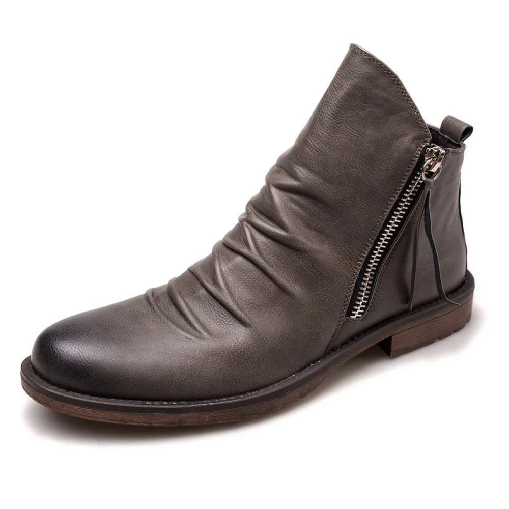 Herren Chelsea Stiefel Elegantes Leder