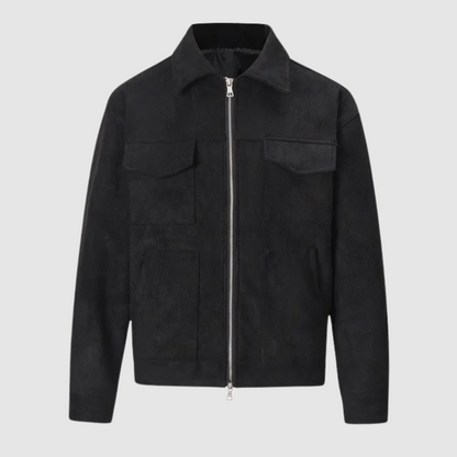 Damen Lederjacke Klassisch Wildleder
