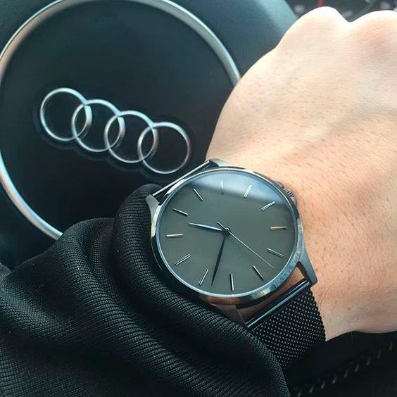 Herrenuhr 40mm Edelstahl Elegant