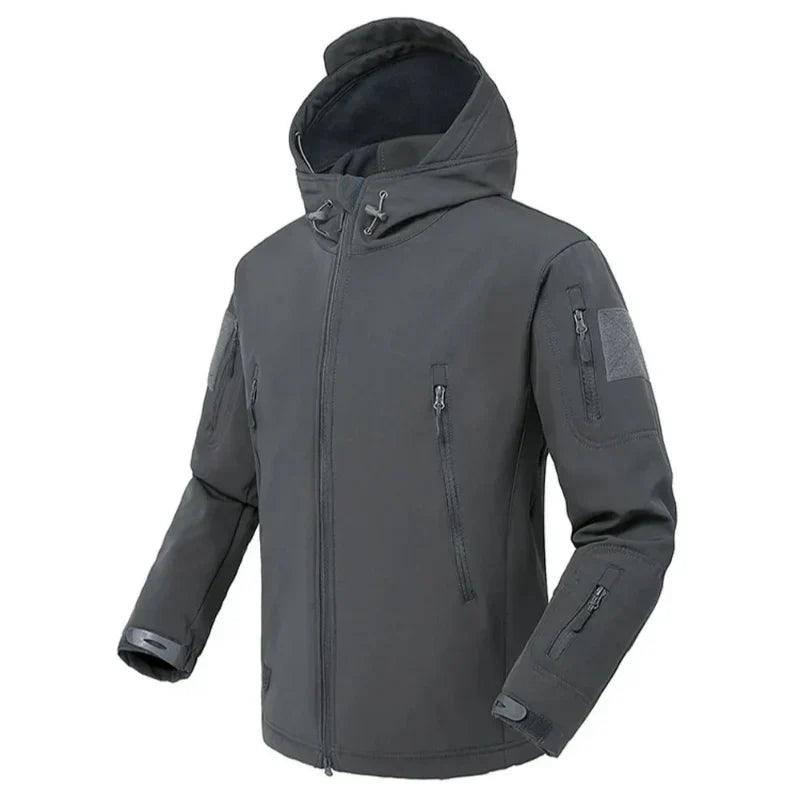 Herren Wanderjacke Wasserdicht Isoliert Fleece