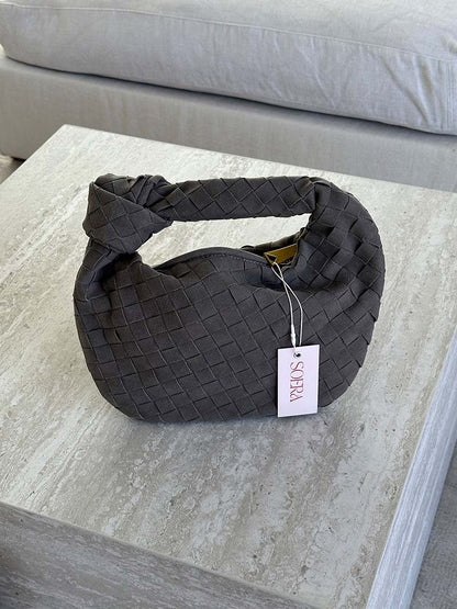 Geflochtene Wildleder Damen Minikette