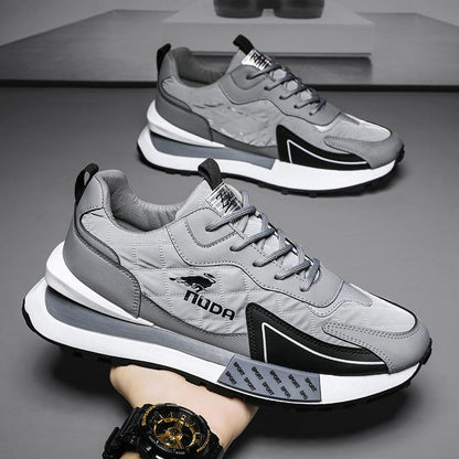 Herren Orthopädische Sneaker Komfortschuhe Schwarz - Norvielle
