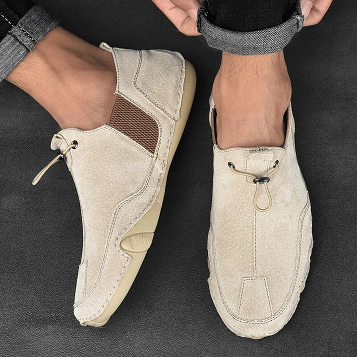 Herrenschuhe Leder Heidi-Stil