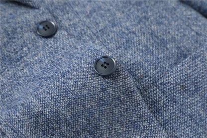 Herren Blazer Slim Fit Grau