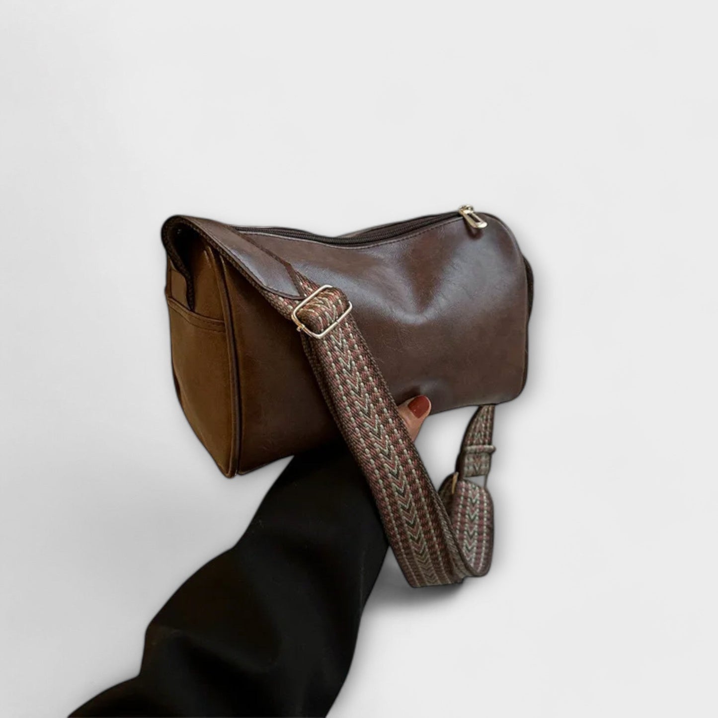 Damen Schultertasche Alltag Ledertasche