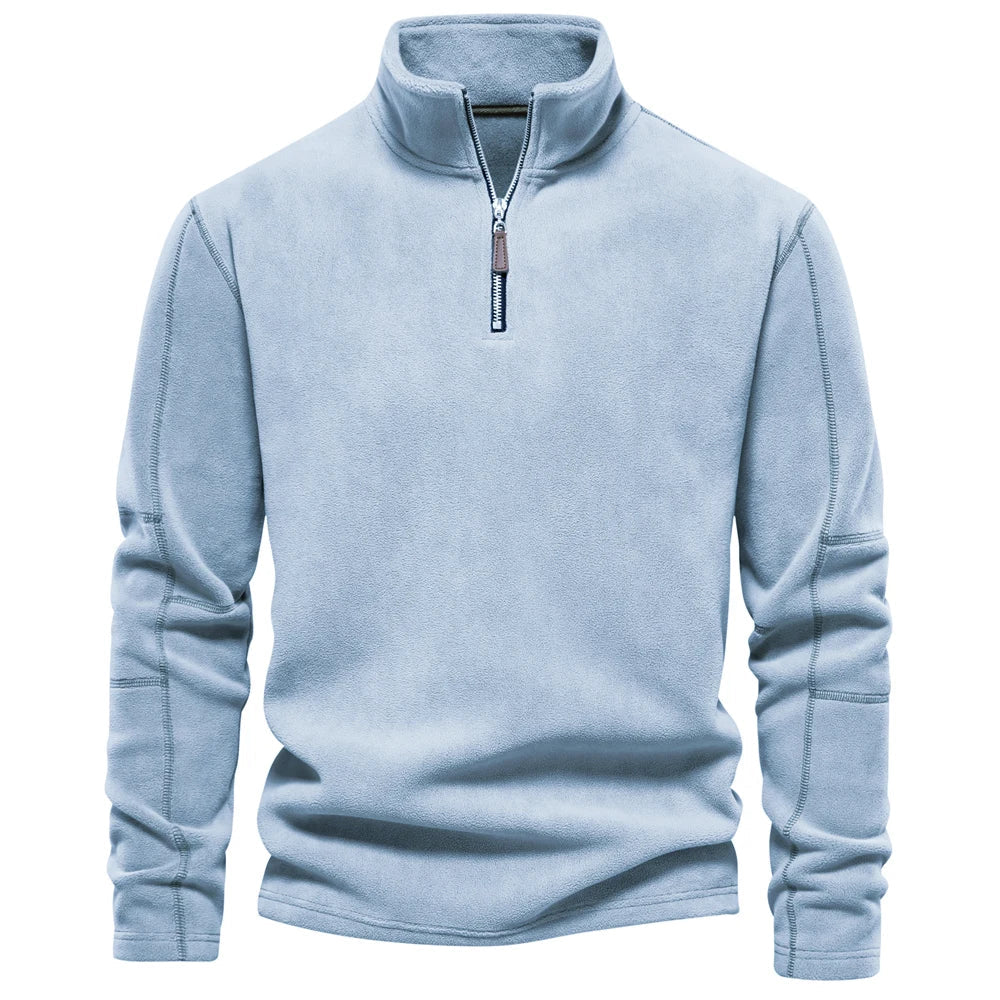 Damen Fleece Rollkragenpullover Warm
