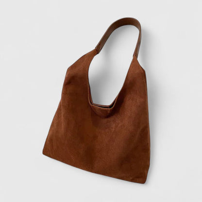 Damen Schultertasche Minimalistisch Leder