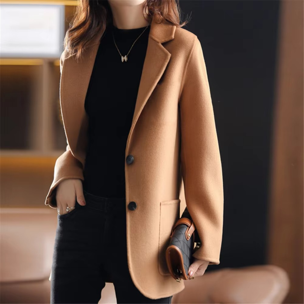 Damen Blazer Klassisch Zweiknopf Bürolook