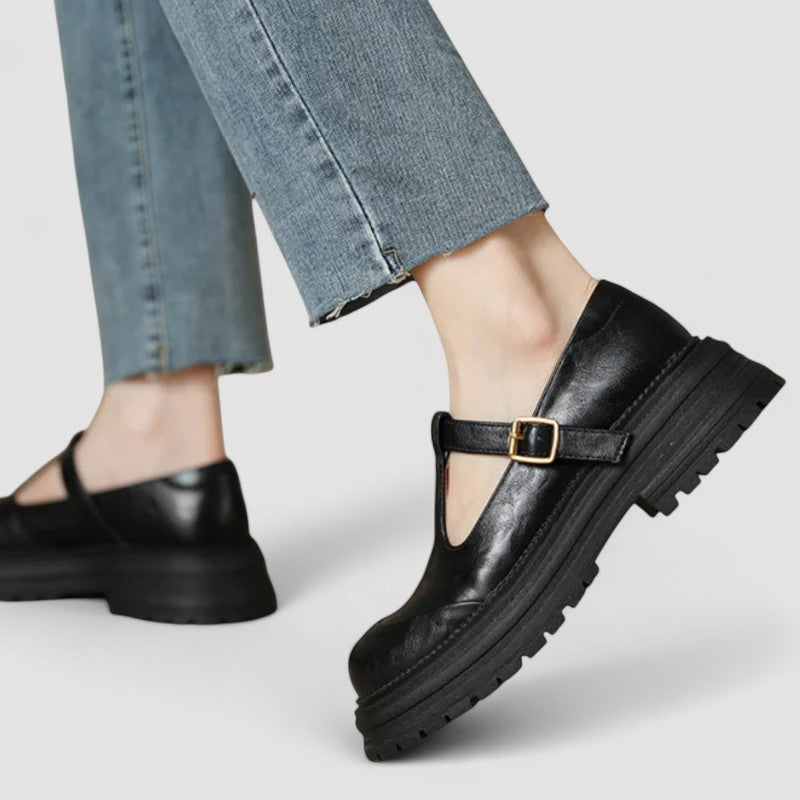 Damen Orthopädische Winterstiefel Warm Mary Jane