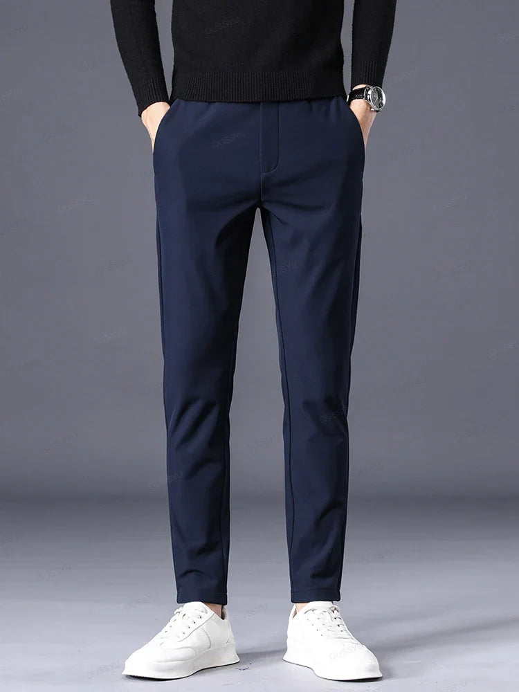 Herren Slim-Fit-Hose Modern Schmal