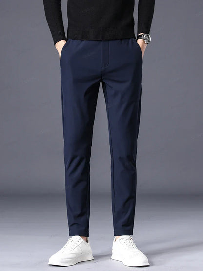 Herren Slim-Fit-Hose Modern Schmal