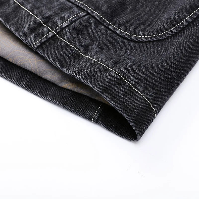 Männer Slimfit Blazer Denim Modern