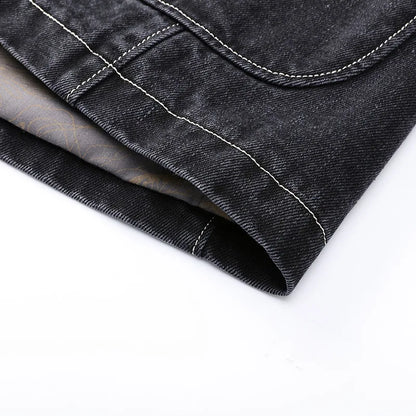 Männer Slimfit Blazer Denim Modern