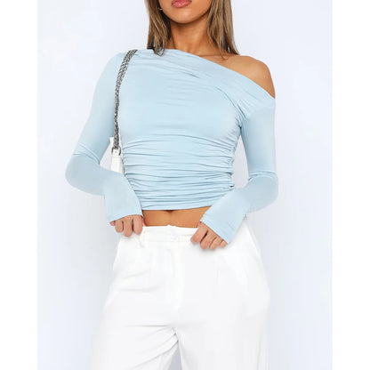 Damen Langarmtop Modern Twisted Design