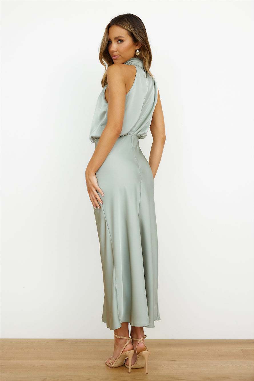 Damen Asymmetrisches Midikleid Elegantes Design