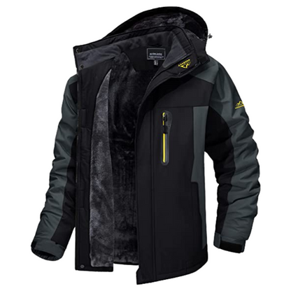 Herren Outdoorjacke Wasserdicht Warm Isoliert