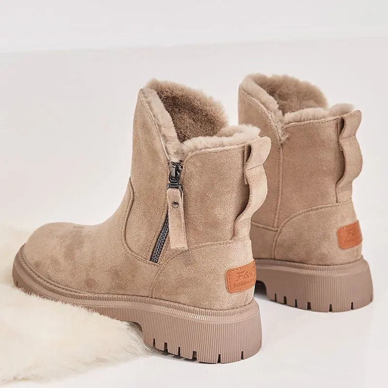 Jayleen | Winter Velvet Plüschstiefel Zendoo.de