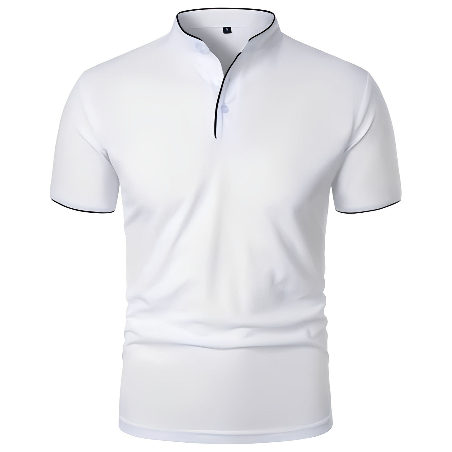 Herren Polo Shirt Leicht Modern Sommerweiß - Norvielle