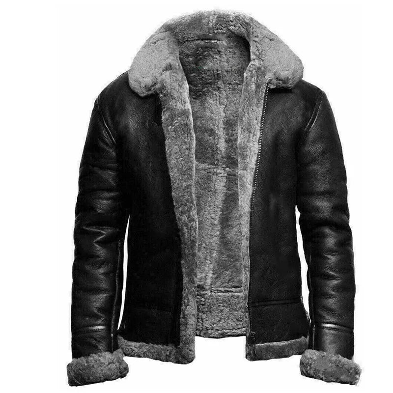 Lederjacke Damen Shearling Lederschutz