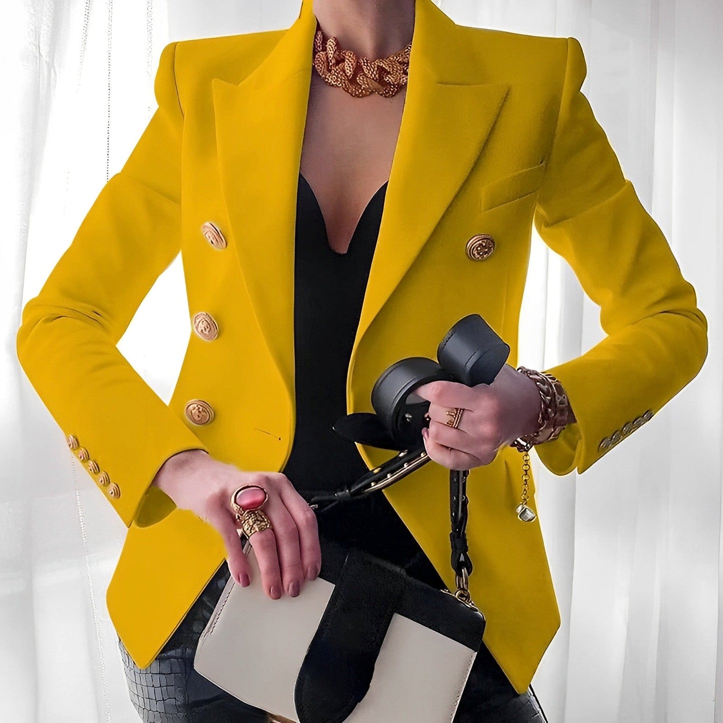 Damenjacke Eleganter Schmaler Schnitt