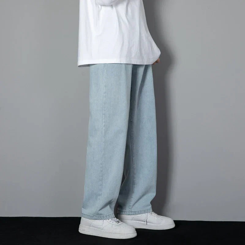 Herren Relaxed Fit Jeans Weitbein