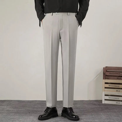 Herren Slimfit Hosen Elegant Bürohosen