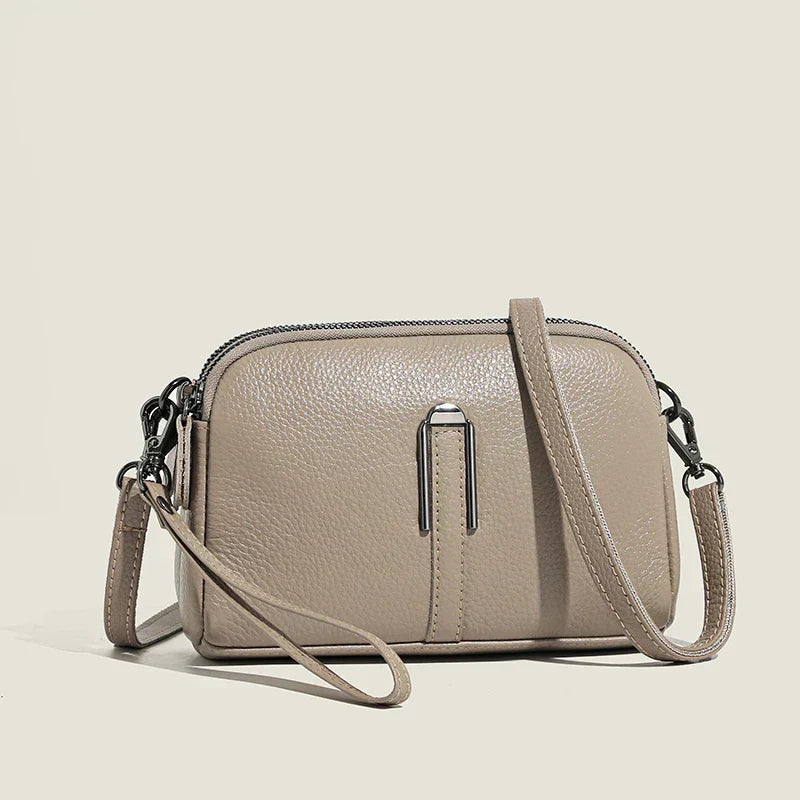 Damen Leder Crossbody Tasche Elegantes Design