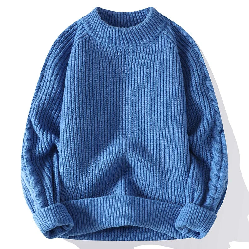 Herren Grobstrick Pullover Klassisch