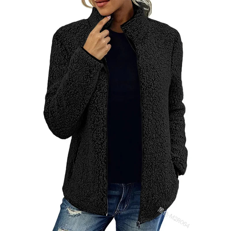 Damen Fleecejacke Warm Weich