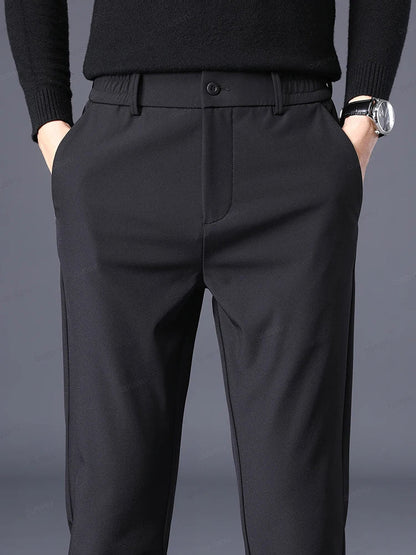 Herren Slim-Fit-Hose Modern Schmal