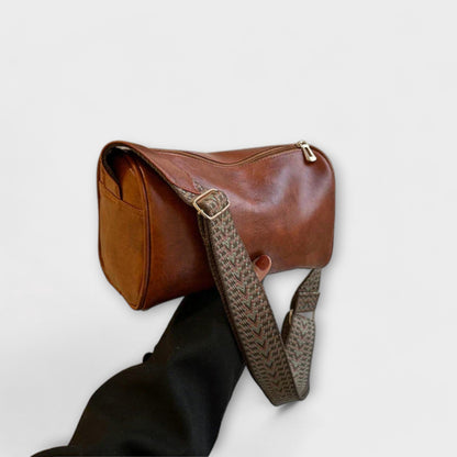 Damen Schultertasche Alltag Ledertasche