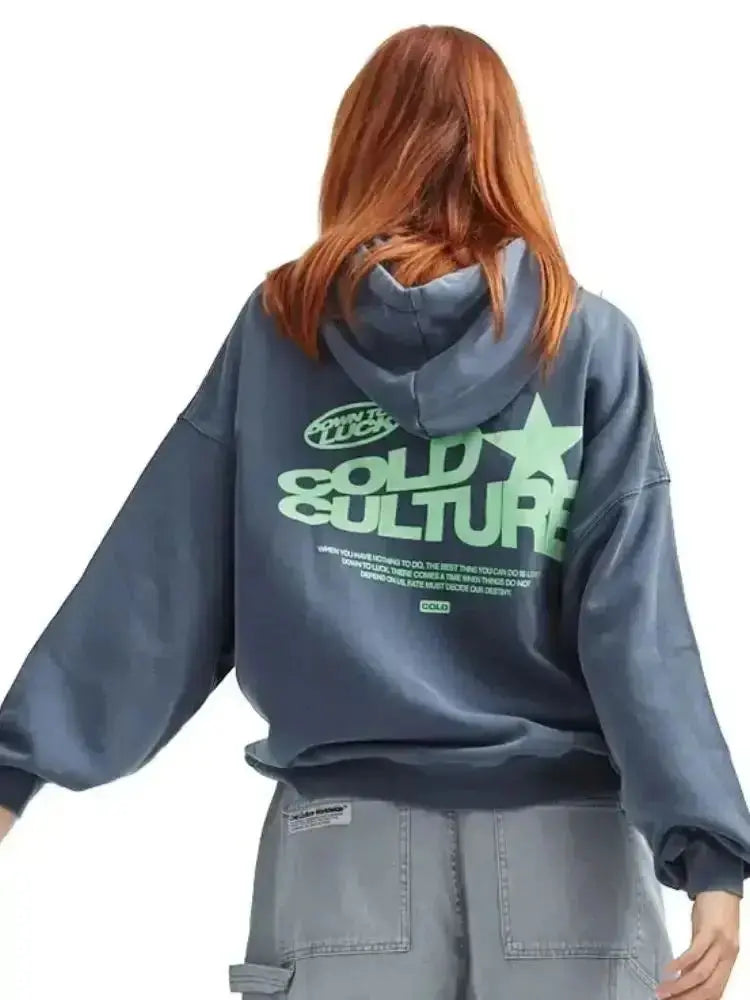 Damen Oversized Hoodie Warm Komfortabel Groß - Norvielle