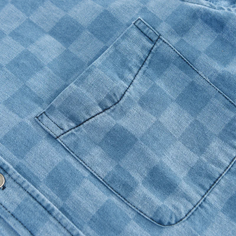 Herren Slim Fit Hemd Knöpfe Modern