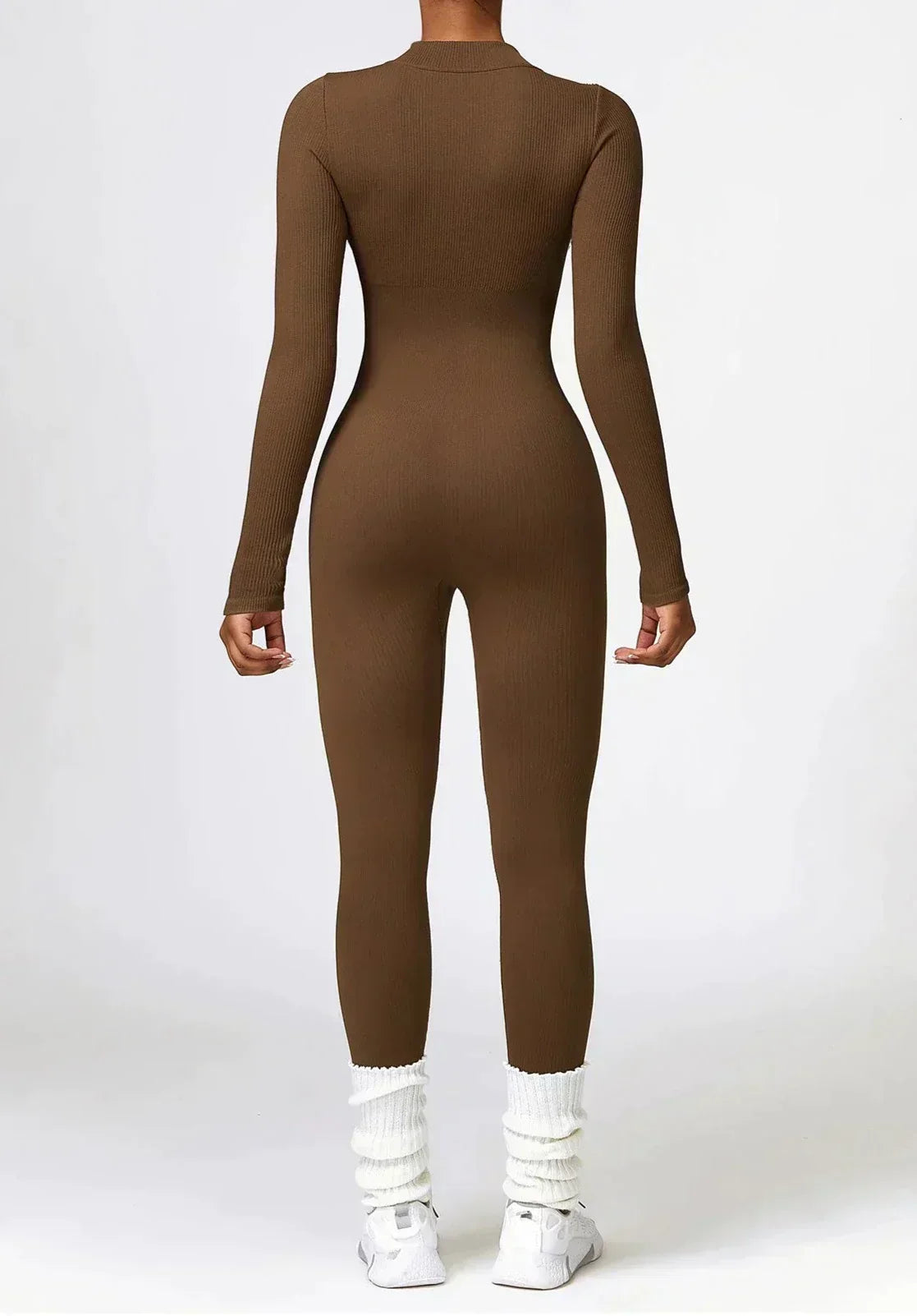 Damen Sportanzug Stretch Jumpsuit Aktiv