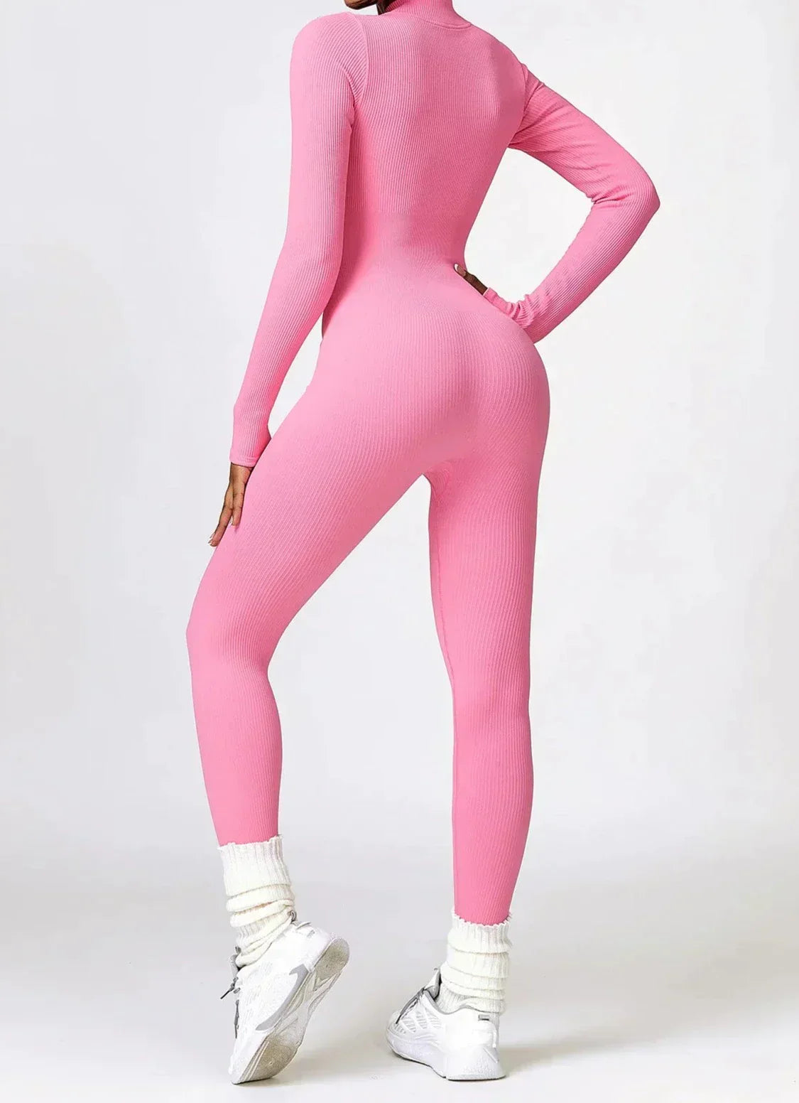Damen Sportanzug Stretch Jumpsuit Aktiv