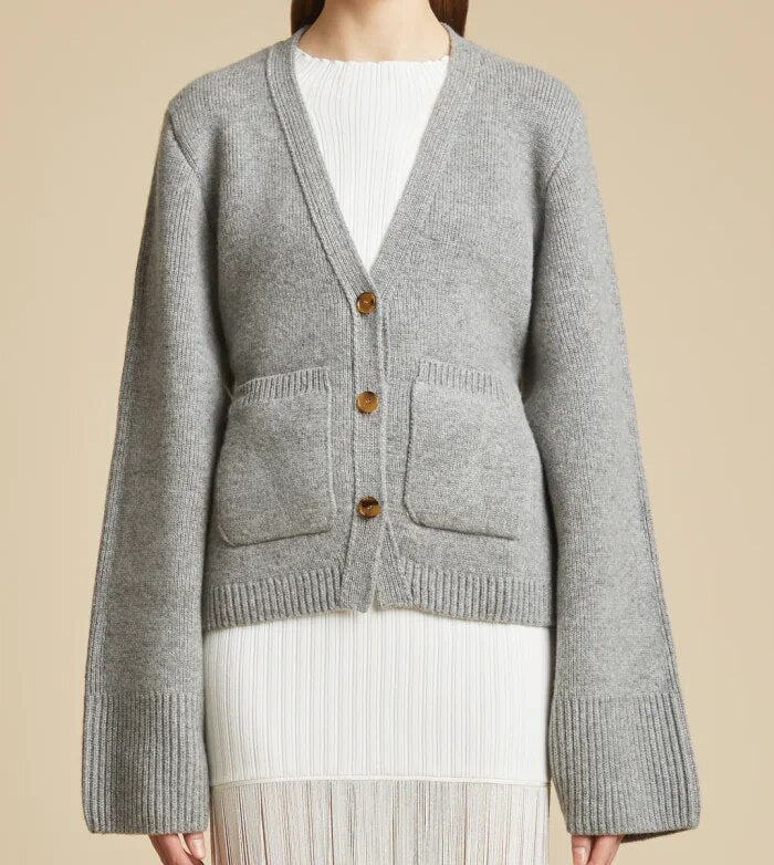Damen Strickjacke Langarm Modern