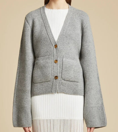 Damen Strickjacke Langarm Modern
