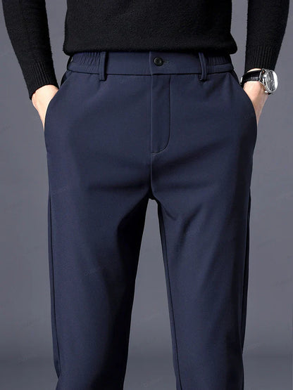 Herren Slim-Fit-Hose Modern Schmal