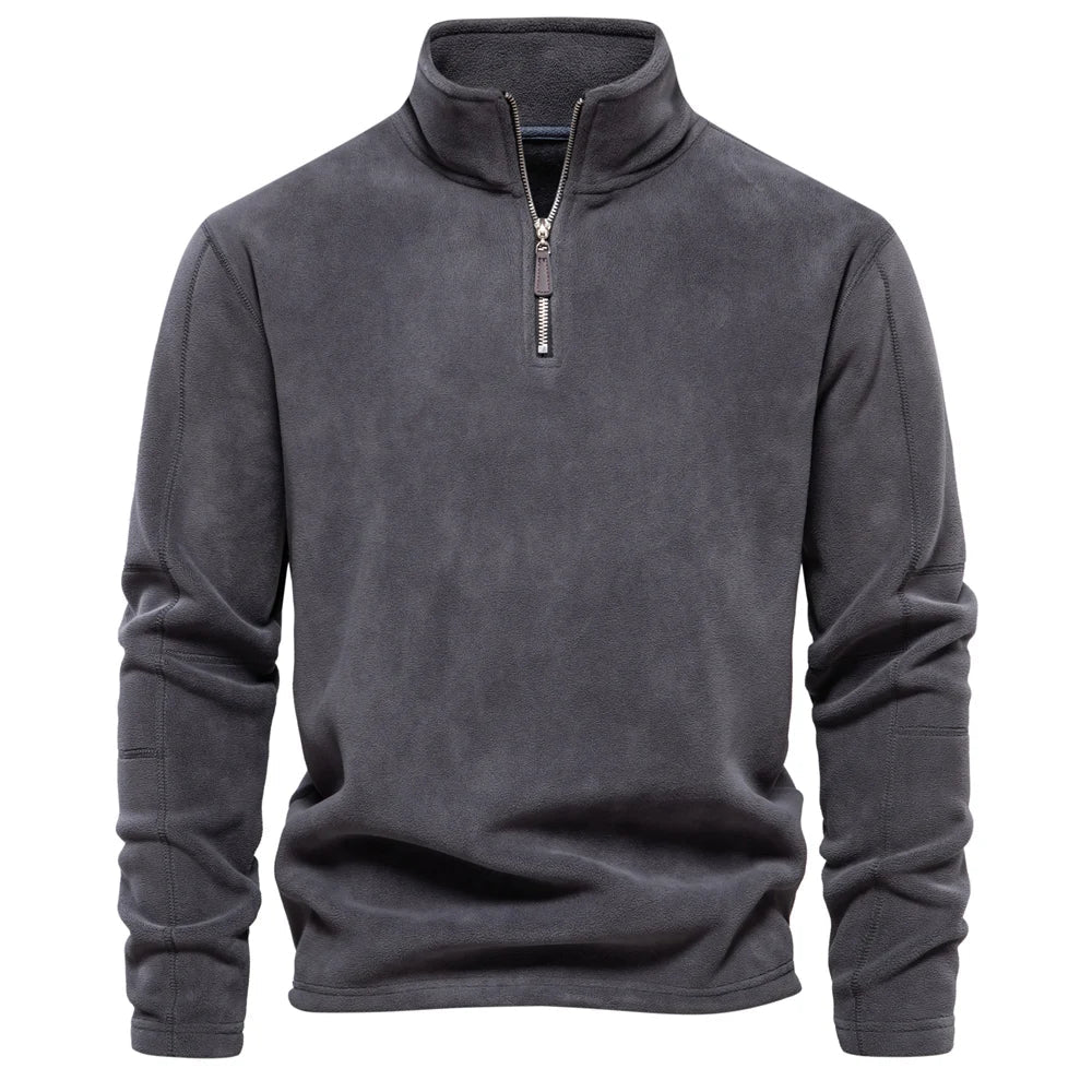 Damen Fleece Rollkragenpullover Warm