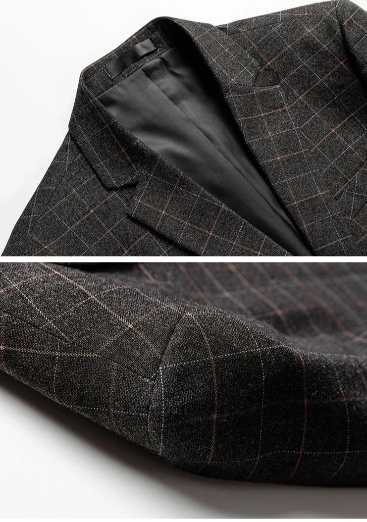 er Karo Blazer Slim Fit Modern