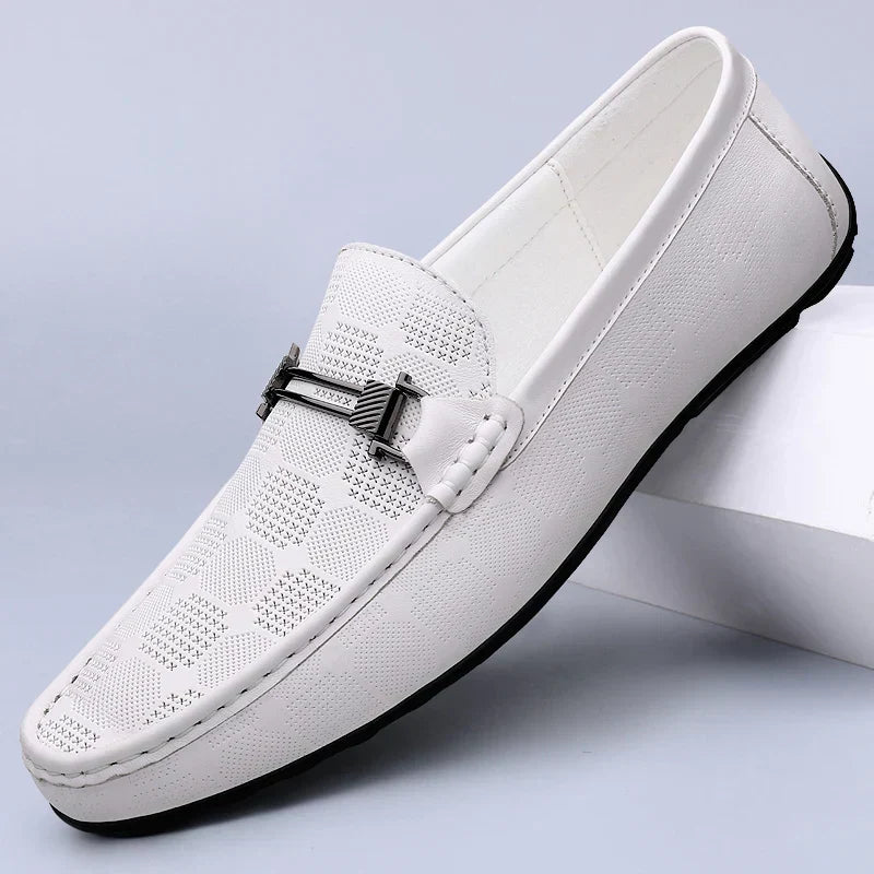 Italienische Herren Lederloafer Echtleder - Norvielle