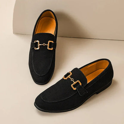 Herren Loafers aus Wildleder mit Schnürung Elegant
