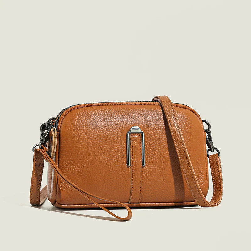 Damen Leder Crossbody Tasche Elegantes Design