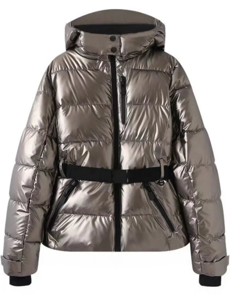 Damen Skijacke Warme Wasserabweisende Winterjacke