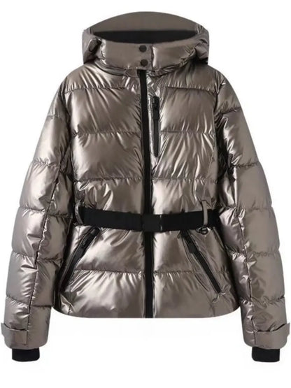 Damen Skijacke Warme Wasserabweisende Winterjacke