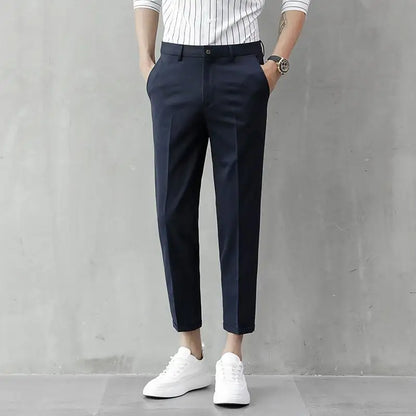 Herren Slim-Fit-Hose Elegant Zeitlos
