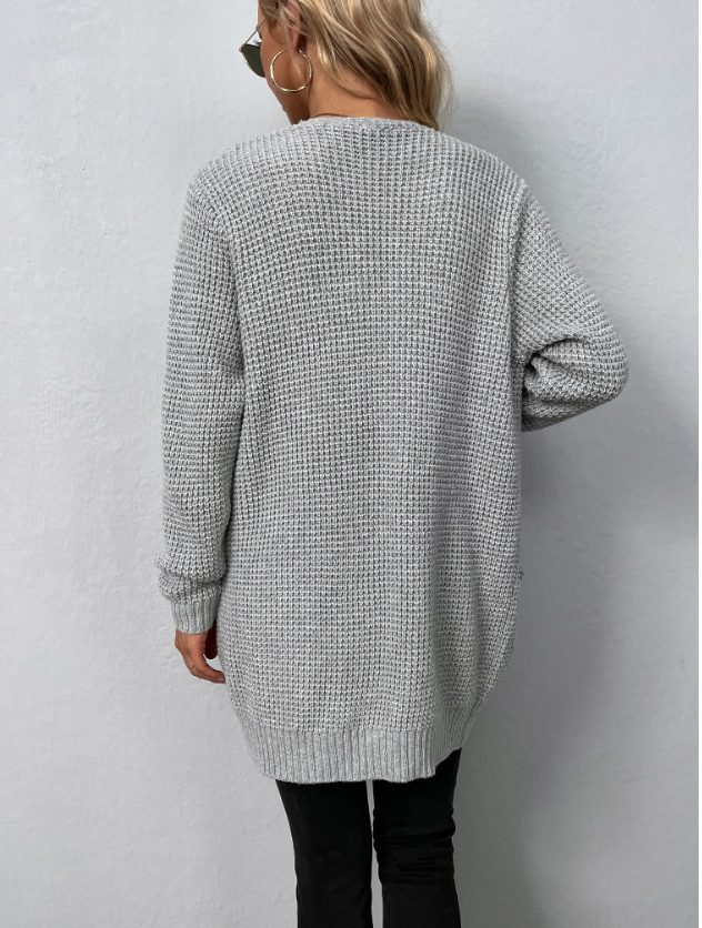Damen Cardigan Lang Modern Elegantes Design